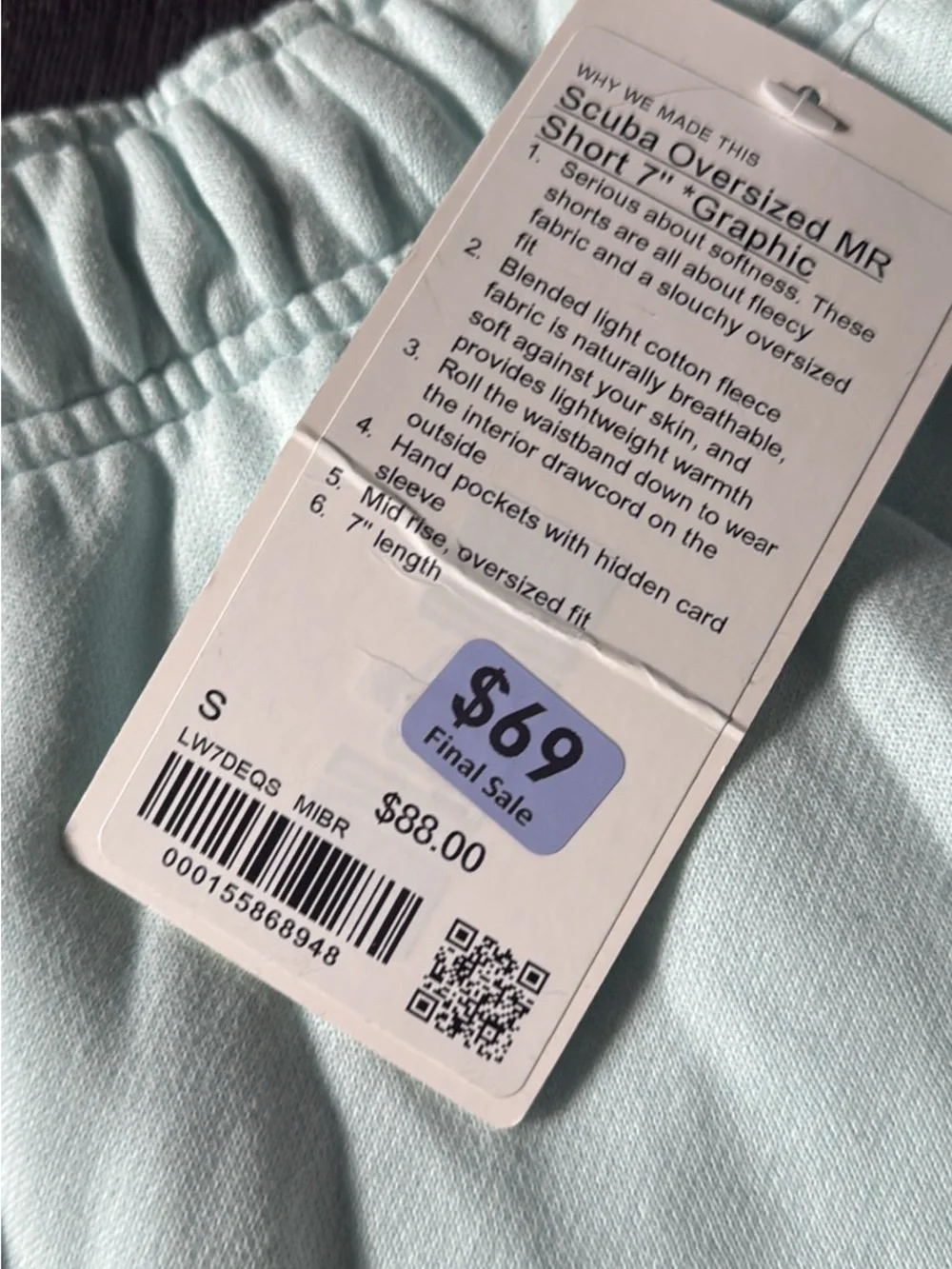 lululemon scuba mid rise Athletic Shorts